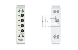 EQ3204-0002 | 4-channel analog input PT100 (RTD)