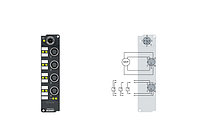 EPI4374-0002 | 2-channel analog input + 2-channel analog output ±10 V or 0/4 20 mA, parameterisable, 16 bit