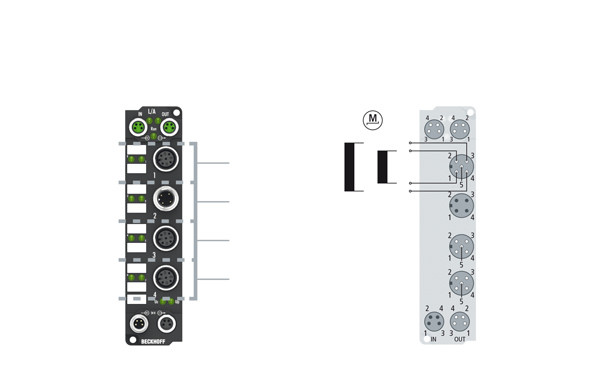 EP7041-3102 | Stepper motor module 50 V DC, 5 A, with incremental encoder, for high-speed applications - фото 1 - id-p101663832