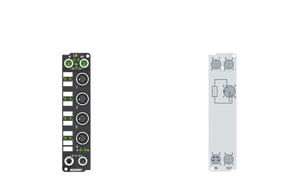 EP2624-0002 | 4-channel relay output 25 V AC/30 V DC