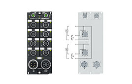 EP2028-0032 | 8-channel digital output 24 V DC, Imax = 2.8 A (∑ 16 A)