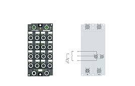 EP1819-002x | 16-channel digital input 24 V DC, 10 µs