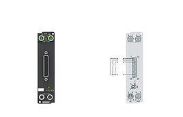 EP1816-3008 | 16-channel digital input 24 V DC, 2 x 3-axis accelerometers