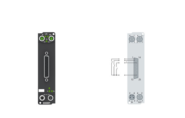 EP1816-0008 | 16-channel digital input 24 V DC