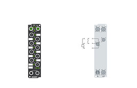 EP1098-0001 | 8-channel digital input 24 V DC, ground switching