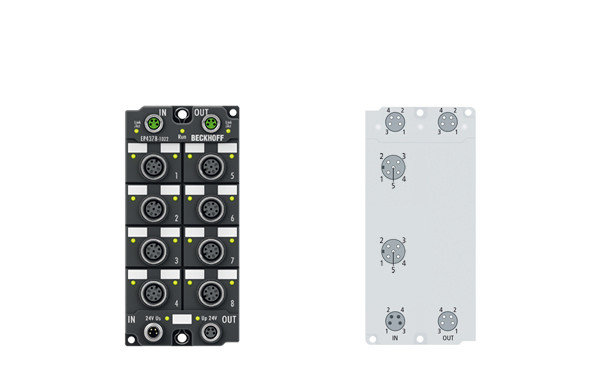 EP4378-1022 | 4+4-channel analog input/output, U/I parameterisable, + 8-channel digital input/output, 24 V DC/3.0 ms, фото 2