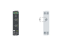 EP3632-0001 | 2-channel interface for Condition Monitoring (IEPE), 16 bit