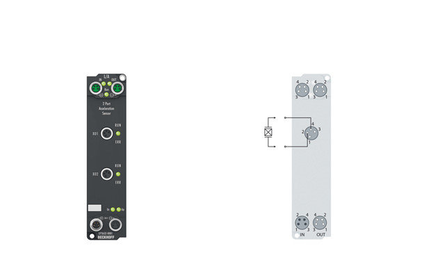 EP3632-0001 | 2-channel interface for Condition Monitoring (IEPE), 16 bit, фото 2