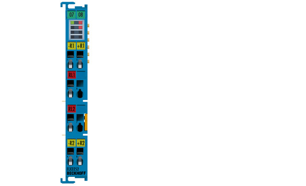 ELX3252 | 2-channel analog input terminal, potentiometer, 16 bit, Ex i