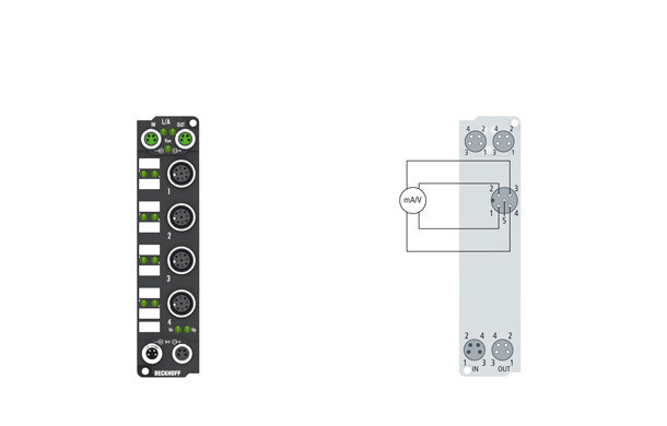 EP3174-0002 | 4-channel analog input ±10 V or 0/4…20 mA, parameterisable, differential input, 16 bit, фото 2