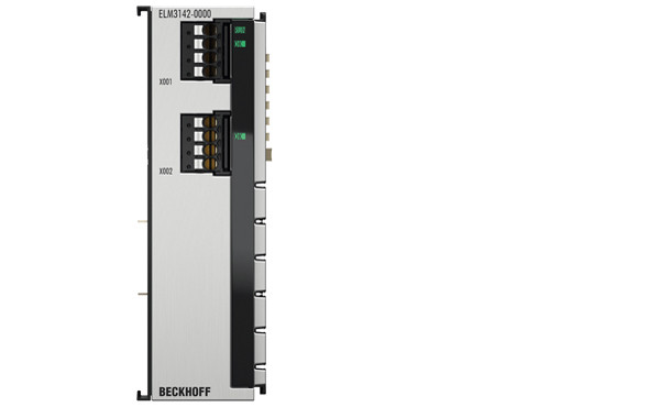 ELM3142-0000 | 2-channel analog input, ±10…±1.25 V, ±20 mA, 24 bit, 1 ksps