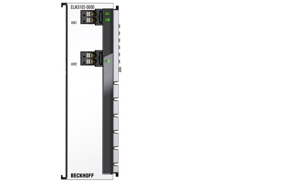 ELM3102-0000 | 2-channel analog input terminal -20/0/+4…+20 mA, 24 bit, 20 ksps