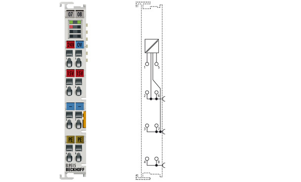 EL9515 | Power supply terminal 15 V DC