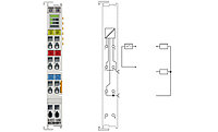 EL9221 | Overcurrent protection terminal, 24 V DC, 1-channel, max. 10 A, adjustable