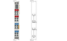 EL9185-0010 | Potential distribution terminal with 4 clamps and potential supply function up to 230 V AC