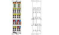 EL7047 | Stepper motor terminal 50 V DC, 5 A, with incremental encoder, vector control