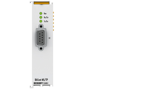 EL6861 | 1-channel BACnet MS/TP interface RS485, D-sub connection