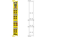 EL6930 | TwinSAFE/PROFIsafe logic and gateway terminal