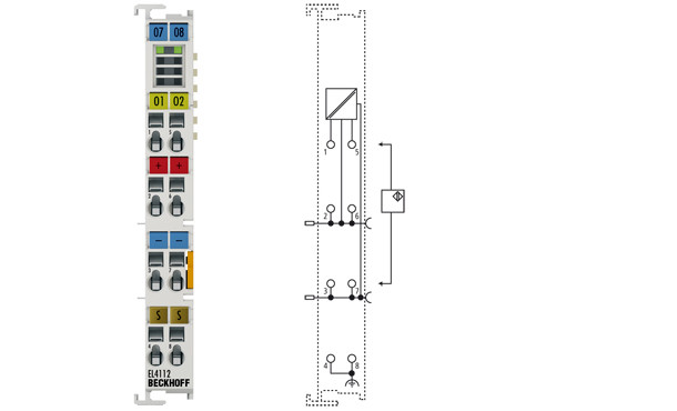 EL4112 | 2-channel analog output terminal 0…20 mA, 16 bit