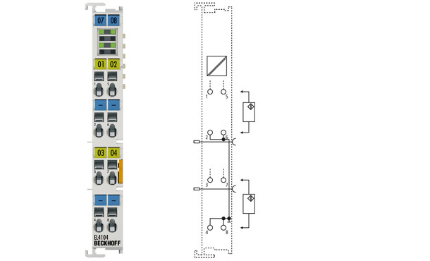 EL4104 | 4-channel analog output terminal 0…10 V, 16 bit