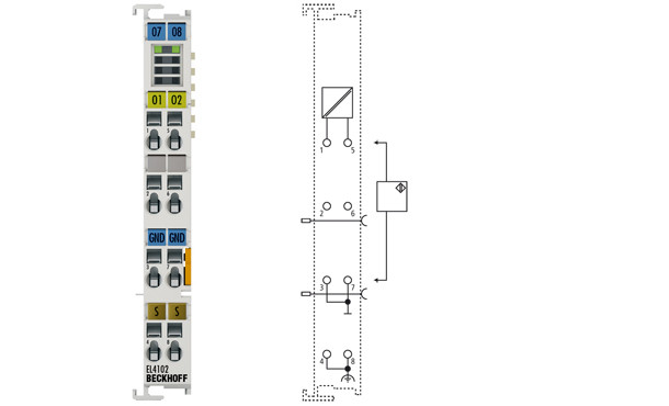 EL4102 | 2-channel analog output terminal 0…10 V, 16 bit