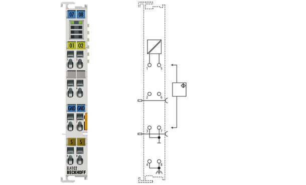 EL4102 | 2-channel analog output terminal 0…10 V, 16 bit, фото 2