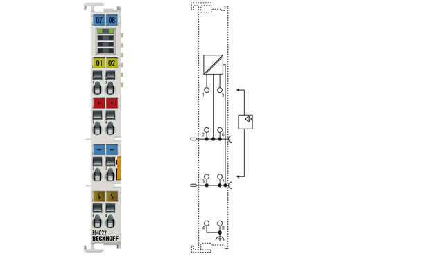 EL4022 | 2-channel analog output terminal 4…20 mA, 12 bit