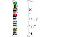 EL3161 | 1-channel analog input terminal 0 10 V, single-ended, 16 bit