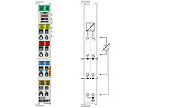 EL3152 | 2-channel analog input terminal 4 20 mA, single-ended, 16 bit