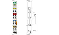 EL3052 | 2-channel analog input terminal 4 20 mA, single-ended, 12 bit