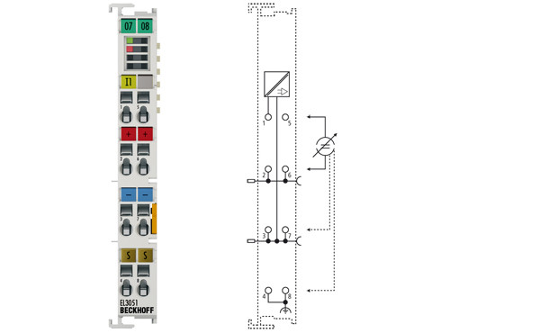 EL3051 | 1-channel analog input terminal 4 20 mA, single-ended, 12 bit - фото 1 - id-p101664168