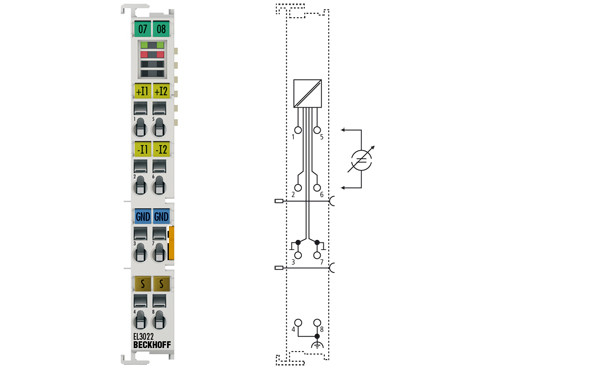 EL3022 | 2-channel analog input terminal 4 20 mA, differential input, 12 bit - фото 1 - id-p101664175