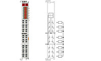 EL2819 | HD EtherCAT Terminal, 16-channel digital output 24 V DC, 0.5 A, with diagnostics