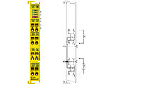 EL1904 | 4-channel digital input terminal, TwinSAFE, 24 V DC