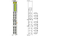 EL1889 | HD EtherCAT Terminal, 16-channel digital input 24 V DC, 0 V (ground) switching