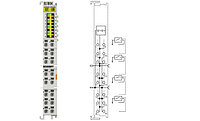 EL1804 | HD EtherCAT Terminal, 4-channel digital input 24 V DC, 3-wire connection
