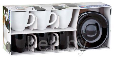 D2371 Чайный сервиз, набор Luminarc Carine Black/White, 12 предметов, 6 персон - фото 6 - id-p101609116