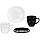 D2371 Чайный сервиз, набор Luminarc Carine Black/White, 12 предметов, 6 персон, фото 4