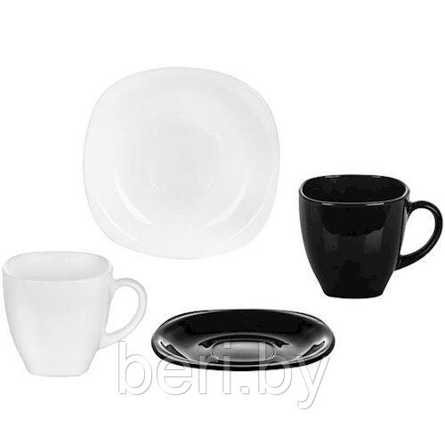 D2371 Чайный сервиз, набор Luminarc Carine Black/White, 12 предметов, 6 персон - фото 4 - id-p101609116