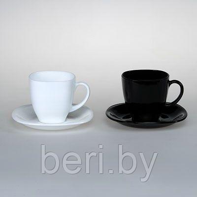 D2371 Чайный сервиз, набор Luminarc Carine Black/White, 12 предметов, 6 персон - фото 5 - id-p101609116