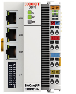 CX8091 | Embedded PC for BACnet/IP and OPC UA