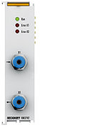 KM3702 | 2-channel relative pressure measuring terminal 7,500 hPa (7.5 bar)