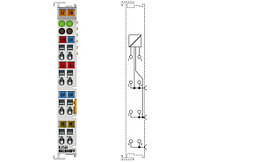 KL9560 | Power supply unit terminal 24 V DC/24 V DC, 0.1 A