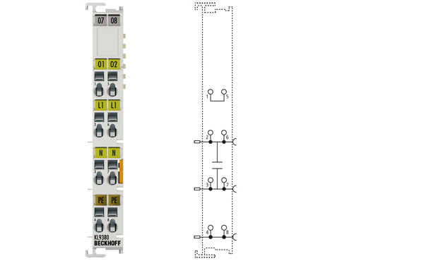 KL9380 | Mains filter terminal for dimmers