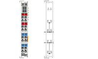 KL9185 | Potential distribution terminal, 4 terminal points at 2 power contacts