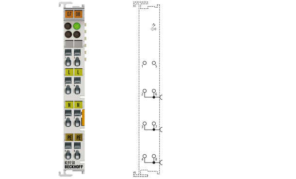 KL9150 | Potential supply terminal, 120…230 V AC