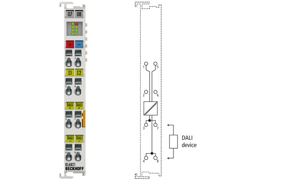 KL6821 | DALI/DALI 2 multi-master and power supply terminal
