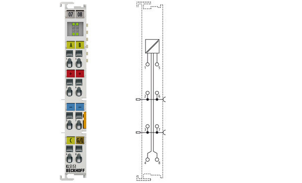 KL5151 | 1-channel incremental encoder interface, фото 2