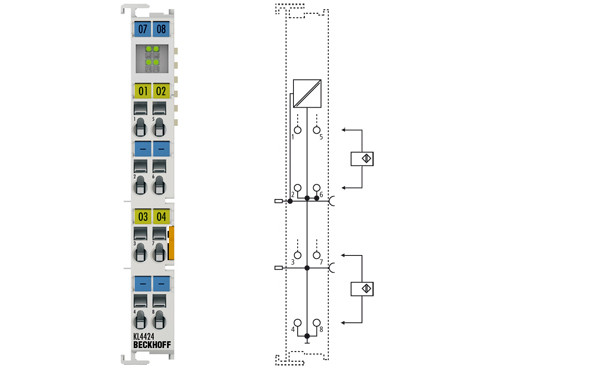 KL4424 | 4-channel analog output terminal 4 20 mA - фото 1 - id-p101664574