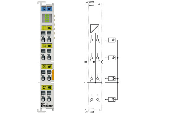 KL4418 | 8-channel analog output terminal 0 20 mA - фото 1 - id-p101664578